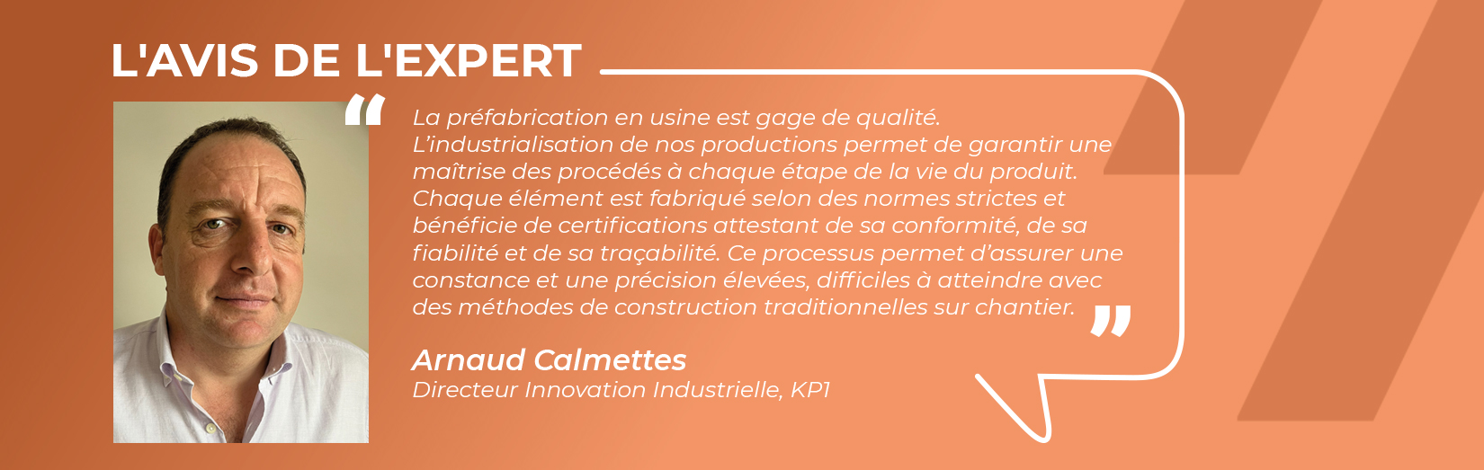 Avis de l'expert : Arnaud Calmettes KP1