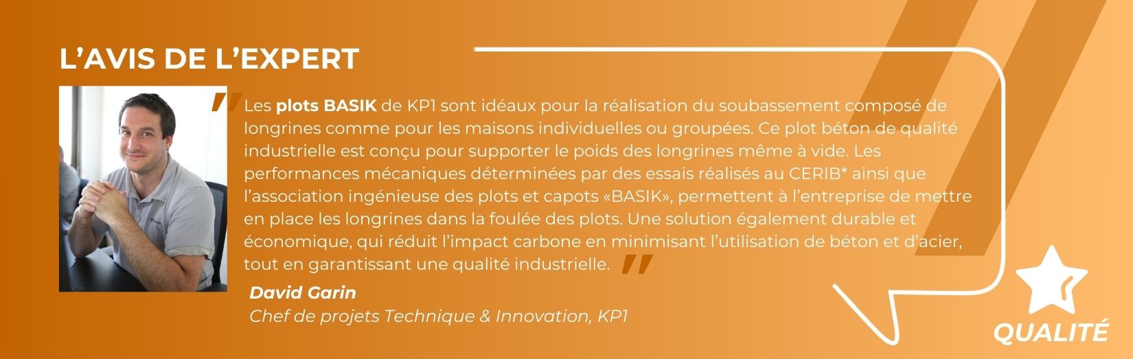 Avis de l'expert KP1