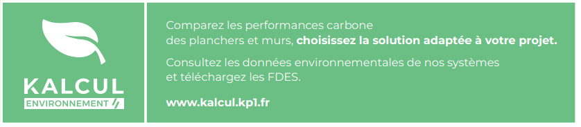 Kalcul Environnement - Outil comparateur carbone planchers KP1