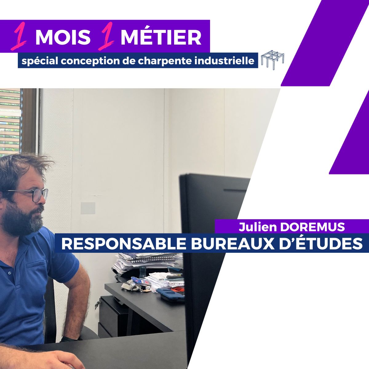 1 mois 1 métier Julien DOREMUS