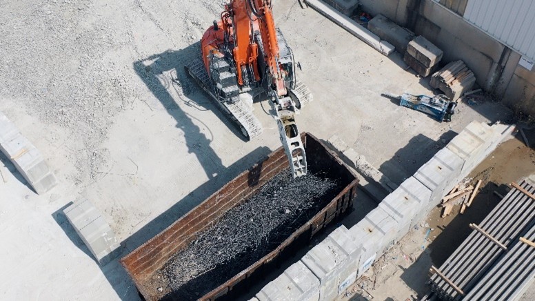 Revalorisation de nos déchets béton à Pujaut (30)