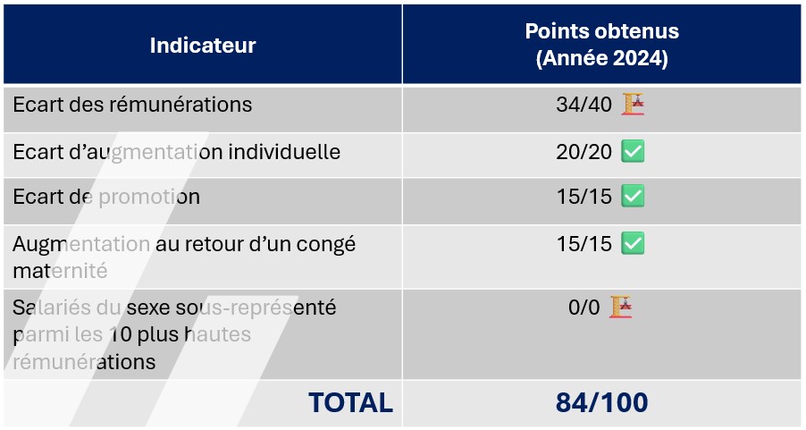 Index 2024 égalité professionnelle KP1