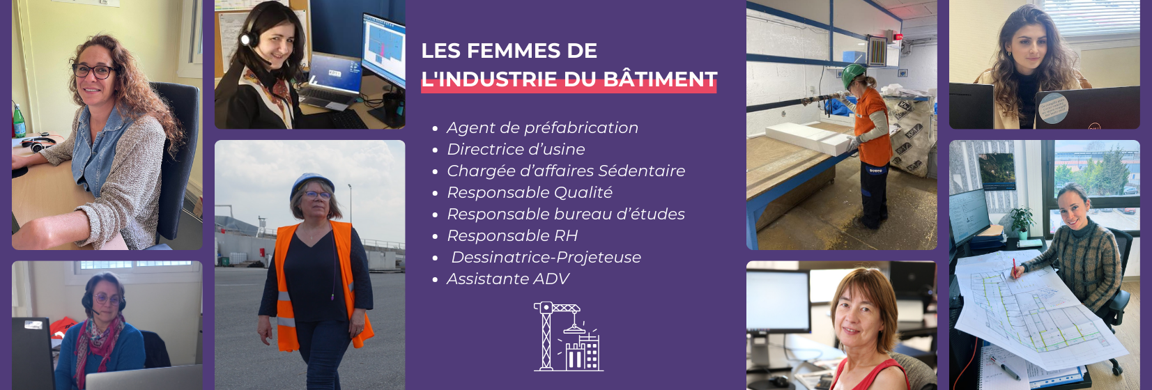 Les femmes dans l'industrie du bâtiment