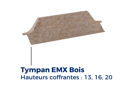 Tympan Entrevous Biosourcé EMX Bois KP1