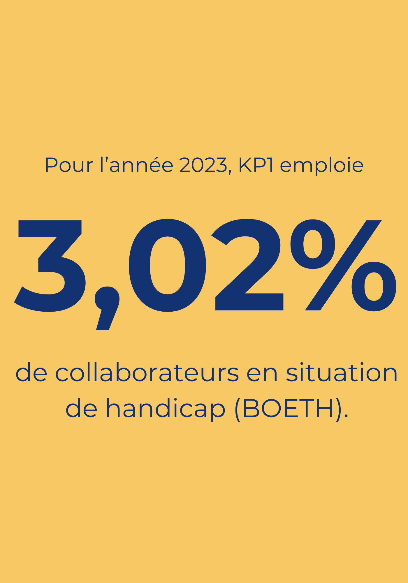 L'emploi des personnes en situation d'handicap chez KP1