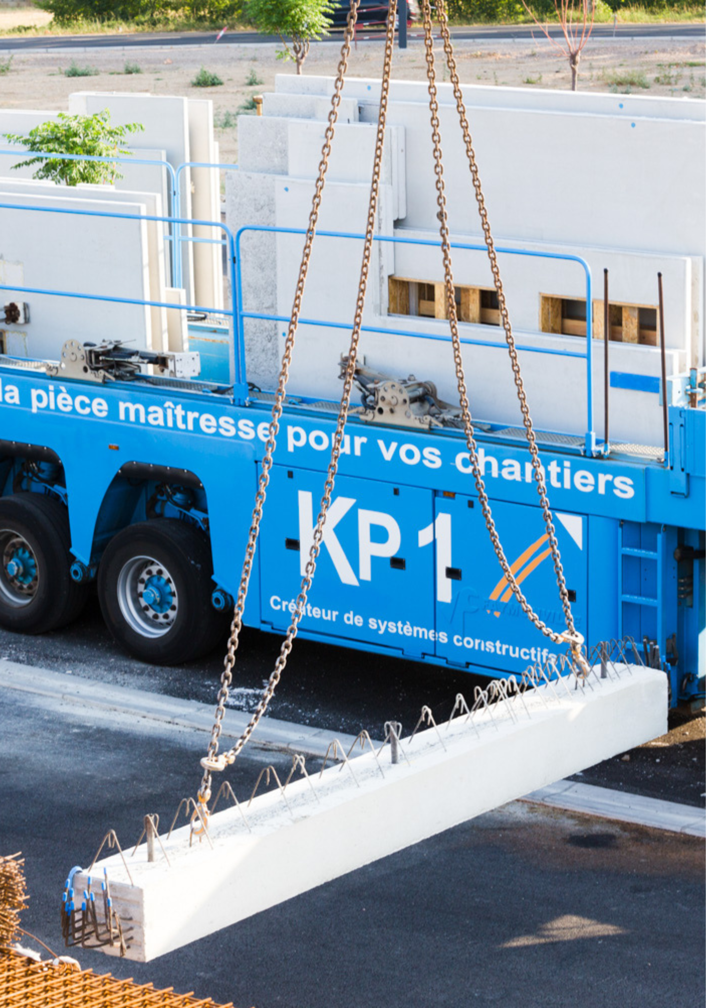 Mise en oeuvre sur chantier des solutions kP1