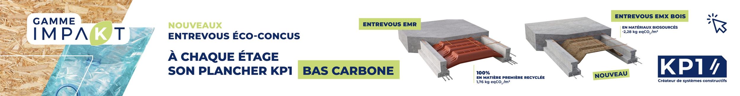 A chaque étage son entrevous bas carbone avec KP1