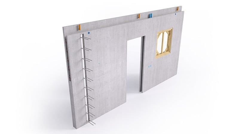 prémur béton coffrage intégré KP1