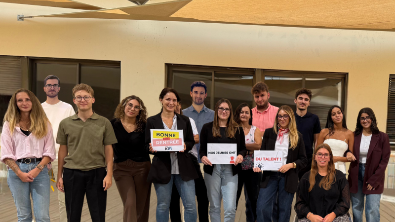 Rentrée des alternants chez KP1
