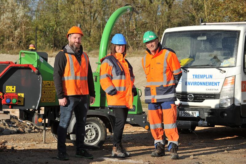 Partenariat associatif pour le recyclage du bois à l'usine KP1 de Ciel