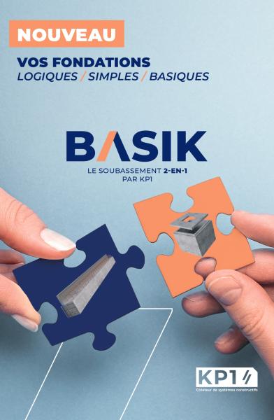 Soubassement béton BASIK KP1
