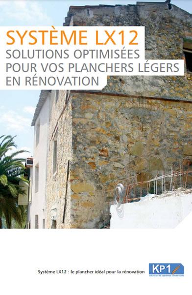 SYSTEME LX12- Solutions optimisées pour vos planchers légers en rénovation