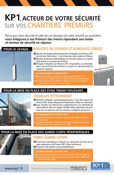 Notice de pose des prémurs KP1 en toute sécurité