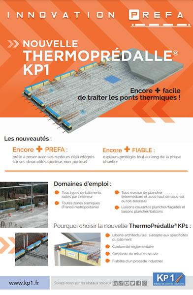 Nouvelle ThermoPrédalle KP1