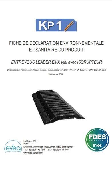 Entrevous EMX avec isorupteur