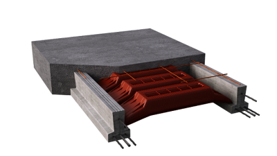 Système de plancher béton non isolant KP1