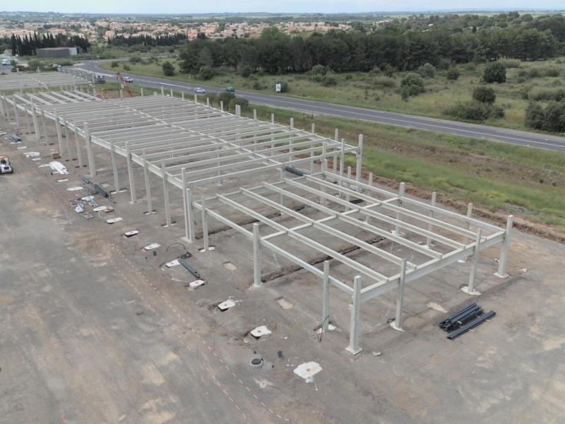 Centre commercial Helios Bessan KP1 Bâtiments