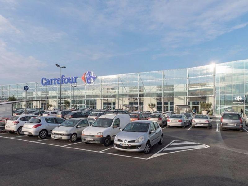 Construction du centre commercial Carrefour à Carcassonne