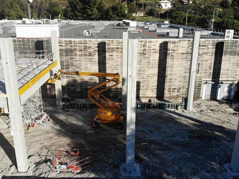 Extention supermarché Carrefour à La Lingostière
