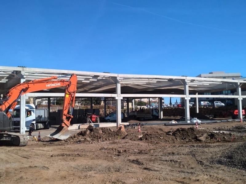 Construction du drive HYPER U à Agde
