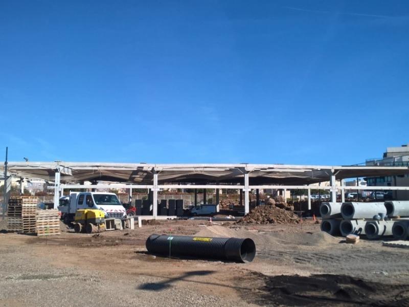 Construction du drive HYPER U à Agde