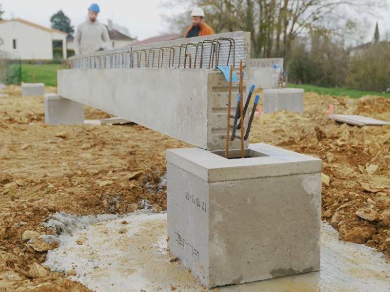 Soubassement de maison individuelle