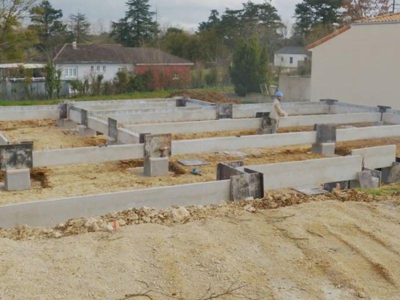 Soubassement de maison individuelle