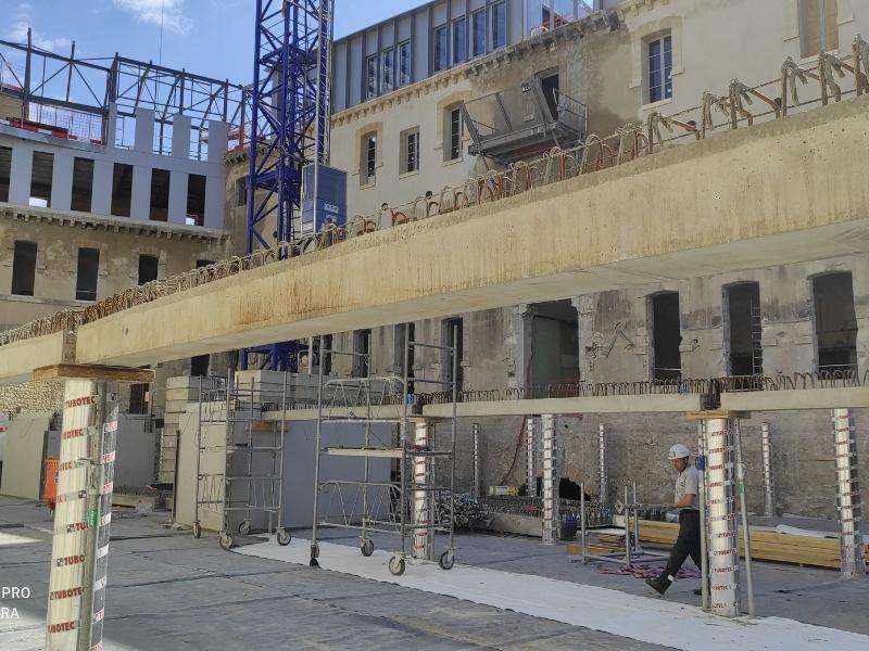 Chantier Cour des Doms KP1